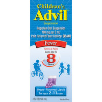 Advil Children's Liquid 8 Hr Pain & Fever Grape, 4 Ounce
