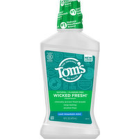 Tom's of Maine Mouthwash, Cool Mountain Mint, Wicked Fresh, 16 Fluid ounce