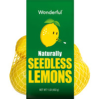 Wonderful Lemons, Seedless, 1 Pound