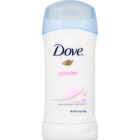 Dove Anti-Perspirant Deodorant, Powder, 24h, Invisible Solid, 2.6 Ounce