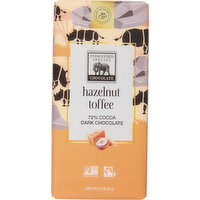 Endangered Species Dark Chocolate, Hazelnut Toffee, 72% Cocoa, 3 Ounce