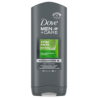 Dove Men+Care Body + Face Wash, Extra Fresh, Refreshing, 13.5 Fluid ounce