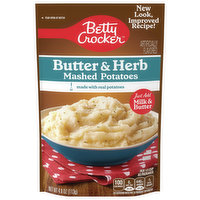 Betty Crocker Mashed Potatoes, Butter & Herb, 4 Ounce