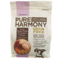Pure Harmony Grain Free Duck, Sweet Potato & Venison Recipe Dog Food, 48 Ounce