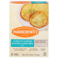 Manischewitz Potato Pancake Mix, Reduced Sodium, 6 Ounce