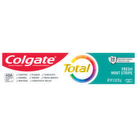 Colgate Toothpaste, Fresh Mint Stripe, Gel, 3.3 Ounce