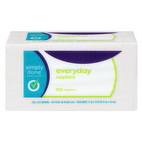 Simply Done Napkins, Everyday, 1-Ply, 250 Each