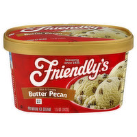 Friendly's Ice Cream, Premium, Butter Pecan, 1.5 Quart