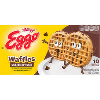 Eggo Waffles, Chocolatey Chip, 10 Each