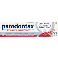 Parodontax Toothpaste, Whitening, Complete Protection, 3.4 Ounce