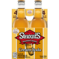 Stewart's Cream Soda, 4 Each