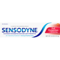 Sensodyne Toothpaste, Full Protection + Whitening, 4 Ounce