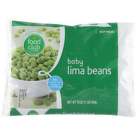 Food Club Baby Lima Beans, 16 Ounce