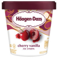 Haagen-Dazs Ice Cream, Cherry Vanilla, 14 Fluid ounce