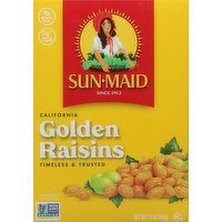 Sun-Maid Raisins, Golden, California, 12 Ounce