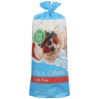 Food Club Salt Free Rice Cakes, 4.9 Ounce