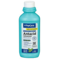 TopCare Antacid, Advanced, Maximum Strength, Mint Flavor, 12 Fluid ounce