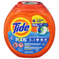 Tide + Detergent, 3 in 1, Original, Coldwater Clean, Capsules, 76 Each