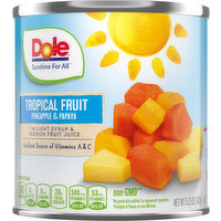 Dole Tropical Fruit, Pineapple & Papaya, 15.25 Ounce