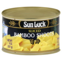 Sun Luck Bamboo Shoots, Sliced, 8 Ounce