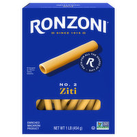 Ronzoni Ziti, No. 2, 16 Ounce