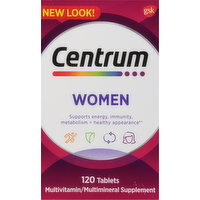 Centrum Multivitamin, Women, Tablets, 120 Each