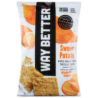 Way Better Snacks Tortilla Chips, Sweet Potato, Whole Grain Corn, 5.5 Ounce