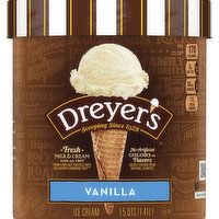 Edy's Ice Cream, Vanilla, 1.5 Quart