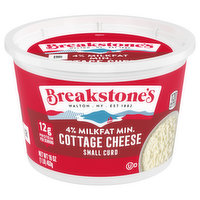 Breakstone's Cottage Cheese, 4% Milkfat Min, Small Curd, 16 Ounce