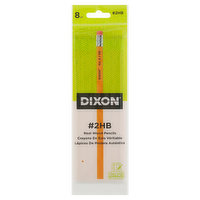 Dixon Pencils, No. 2 HB, 8 Each