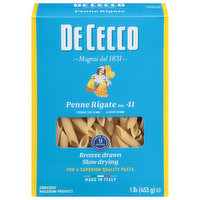 De Cecco Penne Rigate, No. 41, 1 Pound