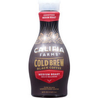 Califia Farms Coffee, Black, Cold Brew, Medium Roast, Unsweetened, 48 Fluid ounce