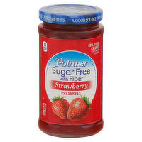 Polaner Preserves, Sugar Free with Fiber, Strawberry, 13.5 Ounce