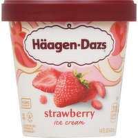 Haagen-Dazs Ice Cream, Strawberry, 14 Fluid ounce