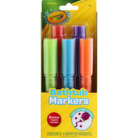 Crayola Bathtub Markers, 4 Each