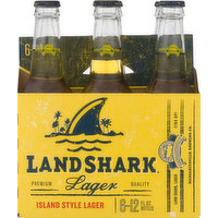 Landshark Beer, Lager, Island Style, 6 Each