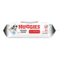 Huggies Wipes, Disney Baby, Fragrance Free, 64 Each