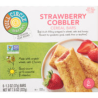 Full Circle Market Cereal Bars, Strawberry Cobbler, 6 Each