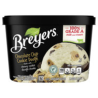 Breyers Frozen Dairy Dessert, Chocolate Chip Cookie Dough, 1.5 Quart