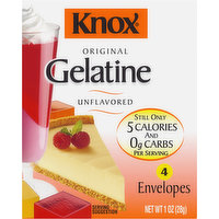 Knox Gelatine, Original, Unflavored, 4 Each