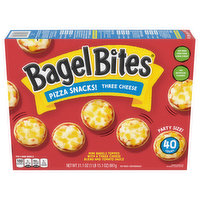 Bagel Bites Pizza Snacks, Three Cheese, Party Size, 40 Each