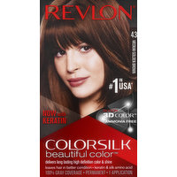 Colorsilk Permanent Hair Color, 43 Medium Golden Brown, 1 Each