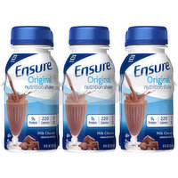 Ensure Nutrition Shake, Milk Chocolate, 6 Each