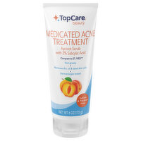 TopCare Acne Treatment, Medicated, Apricot Scrub, 6 Ounce