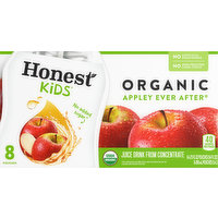 Honest Kids Juice Drink, Organic, Appley Ever After, 8 Each