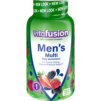 Vitafusion Multivitamin, Men's Multi, Gummies, Natural Berry Flavor, 150 Each