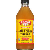 Bragg Apple Cider Vinegar, Organic, 16 Ounce