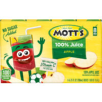 Mott's 100% Juice, Apple, 8 Pack, 8 Each