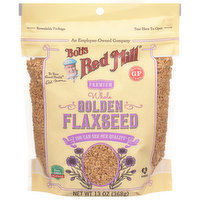 Bob's Red Mill Golden Flaxseed, Whole, Premium, 13 Ounce