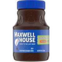 Maxwell House Instant Coffee, Medium, Original Roast Decaf, Decaffeinated, 8 Ounce
